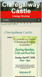 Mobile Screenshot of claregalwaycastle.com