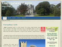 Tablet Screenshot of claregalwaycastle.com